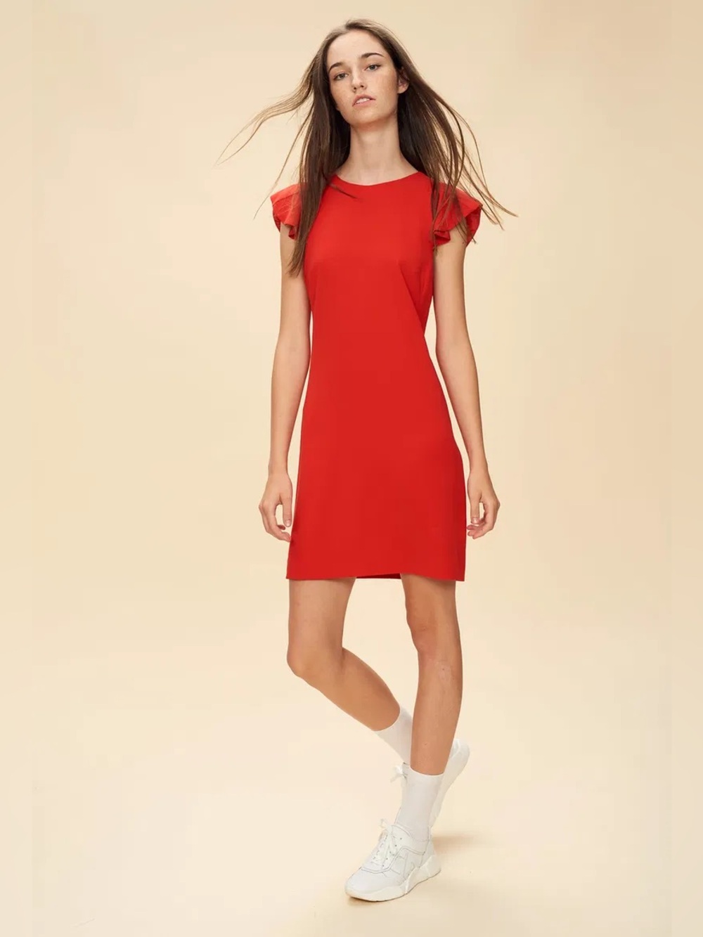 Claudie Pierlot Roquette Dress in red size 40